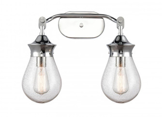 Genesis - 2 Light - 18 inch - Polished Chrome - Bath Vanity Light (3442|414-2W-PC-6SDY-LED)