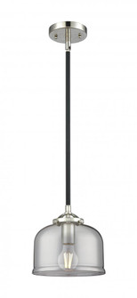 Bell - 1 Light - 8 inch - Black Polished Nickel - Stem hung - Mini Pendant (3442|284-1S-BPN-G73-LED)