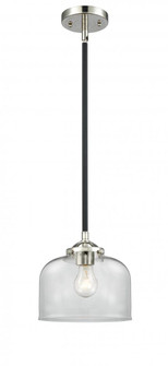 Bell - 1 Light - 8 inch - Black Polished Nickel - Stem hung - Mini Pendant (3442|284-1S-BPN-G72)