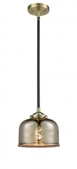 Bell - 1 Light - 8 inch - Black Antique Brass - Stem hung - Mini Pendant (3442|284-1S-BAB-G78)