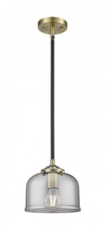 Bell - 1 Light - 8 inch - Black Antique Brass - Stem hung - Mini Pendant (3442|284-1S-BAB-G73-LED)