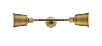 Addison - 2 Light - 5 inch - Brushed Brass - Adjustable Bath Vanity Light (3442|208L-BB-M9-BB)