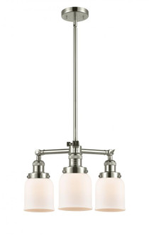 Bell - 3 Light - 19 inch - Polished Nickel - Stem Hung - Chandelier (3442|207-PN-G51-LED)