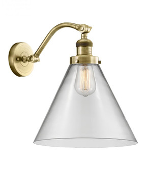 Cone - 1 Light - 12 inch - Antique Brass - Adjustable Sconce (3442|515-1W-AB-G42-L)