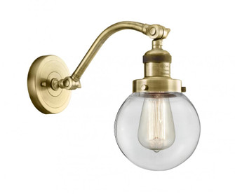 Beacon - 1 Light - 6 inch - Antique Brass - Adjustable Sconce (3442|515-1W-AB-G202-6-LED)