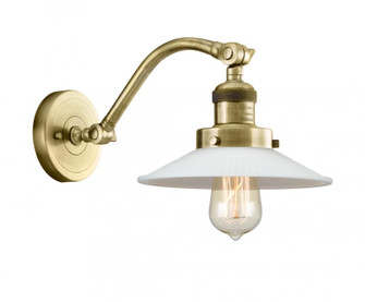 Halophane - 1 Light - 9 inch - Antique Brass - Adjustable Sconce (3442|515-1W-AB-G1-LED)