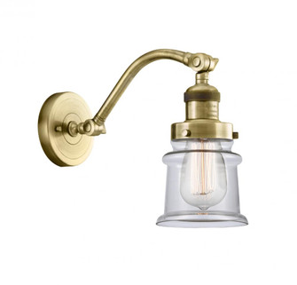 Canton - 1 Light - 7 inch - Antique Brass - Adjustable Sconce (3442|515-1W-AB-G182S)