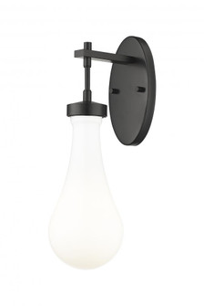 Owego - 1 Light - 5 inch - Matte Black - Sconce (3442|451-1W-BK-G451-5GWH)