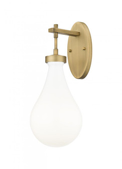 Owego - 1 Light - 5 inch - Brushed Brass - Sconce (3442|451-1W-BB-G451-7GWH)