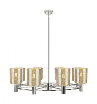 Cobbleskill - 8 Light - 35 inch - Polished Nickel - Chandelier (3442|434-8CR-PN-G116)