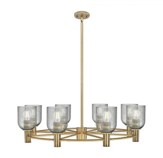 Caledonia - 8 Light - 35 inch - Brushed Brass - Chandelier (3442|434-8CR-BB-G257)