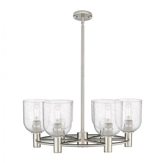 Bella - 6 Light - 26 inch - Satin Nickel - Chandelier (3442|434-6CR-SN-G558-6SDY)