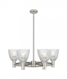 Castile - 6 Light - 26 inch - Satin Nickel - Chandelier (3442|434-6CR-SN-G382)