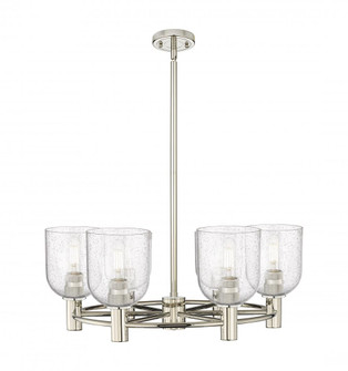 Bella - 6 Light - 26 inch - Polished Nickel - Chandelier (3442|434-6CR-PN-G558-6SDY)