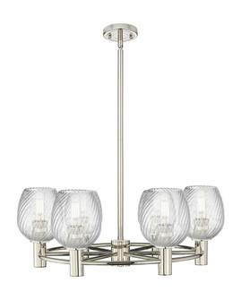 Salina - 6 Light - 26 inch - Polished Nickel - Chandelier (3442|434-6CR-PN-G292)
