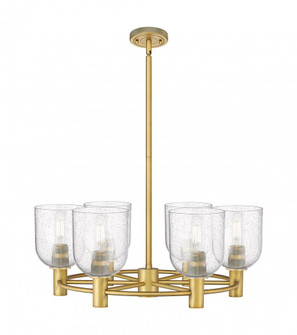 Bella - 6 Light - 26 inch - Brushed Brass - Chandelier (3442|434-6CR-BB-G558-6SDY)