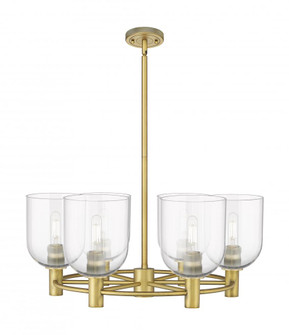 Bella - 6 Light - 26 inch - Brushed Brass - Chandelier (3442|434-6CR-BB-G558-6CL)