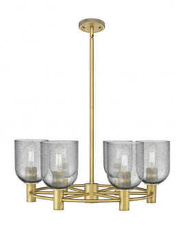 Caledonia - 6 Light - 25 inch - Brushed Brass - Chandelier (3442|434-6CR-BB-G257)