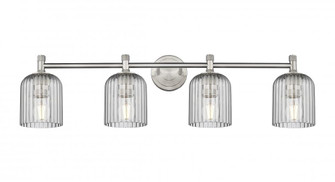Crown Point - 4 Light - 34 inch - Satin Nickel - Bath Vanity Light (3442|434-4W-SN-G559-5SM)