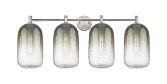 Brookhaven Cloche - 4 Light - 38 inch - Satin Nickel - Bath Vanity Light (3442|434-4W-SN-G482-7SL)