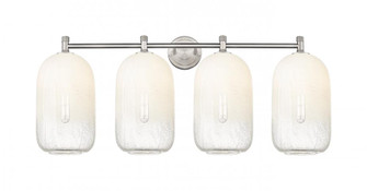 Brookhaven Cloche - 4 Light - 38 inch - Satin Nickel - Bath Vanity Light (3442|434-4W-SN-G482-7OP)