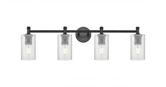Clymer - 4 Light - 34 inch - Matte Black - Bath Vanity Light (3442|434-4W-BK-G804)