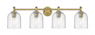 Bella - 4 Light - 36 inch - Brushed Brass - Bath Vanity Light (3442|434-4W-BB-G558-6SDY)