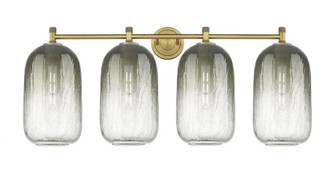 Brookhaven Cloche - 4 Light - 38 inch - Brushed Brass - Bath Vanity Light (3442|434-4W-BB-G482-7SL)