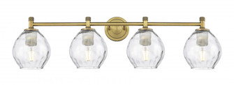 Waverly - 4 Light - 37 inch - Brushed Brass - Bath Vanity Light (3442|434-4W-BB-G362)