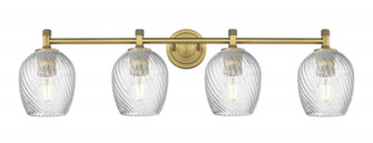 Salina - 4 Light - 36 inch - Brushed Brass - Bath Vanity Light (3442|434-4W-BB-G292)