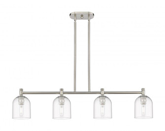 Bella - 4 Light - 46 inch - Satin Nickel - Island Light (3442|434-4I-SN-G558-6CL)