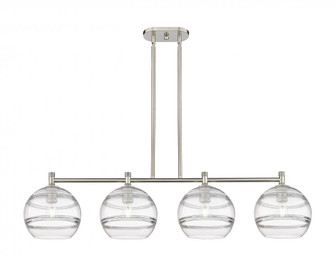 Rochester - 4 Light - 50 inch - Satin Nickel - Island Light (3442|434-4I-SN-G556-10CL)