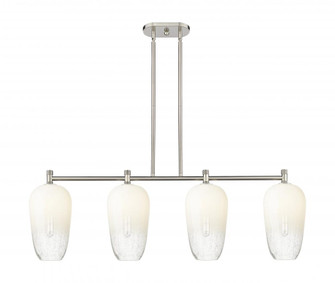 Brookhaven Flute - 4 Light - 47 inch - Satin Nickel - Island Light (3442|434-4I-SN-G484-7OP)