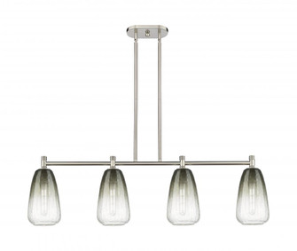Brookhaven Almond - 4 Light - 46 inch - Satin Nickel - Island Light (3442|434-4I-SN-G480-6SL)