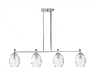 Preston Bulb - 4 Light - 47 inch - Satin Nickel - Island Light (3442|434-4I-SN-G459-6CL)