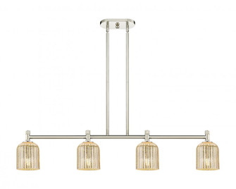 Crown Point - 4 Light - 44 inch - Polished Nickel - Island Light (3442|434-4I-PN-G559-5ME)