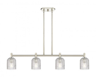 Crown Point - 4 Light - 44 inch - Polished Nickel - Island Light (3442|434-4I-PN-G559-5CL)
