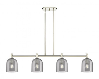 Bella - 4 Light - 46 inch - Polished Nickel - Island Light (3442|434-4I-PN-G558-6SM)