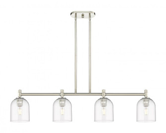 Bella - 4 Light - 46 inch - Polished Nickel - Island Light (3442|434-4I-PN-G558-6CL)