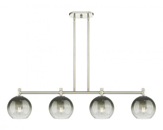 Brookhaven Globe - 4 Light - 48 inch - Polished Nickel - Island Light (3442|434-4I-PN-G483-8SL)