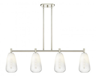 Brookhaven Almond - 4 Light - 46 inch - Polished Nickel - Island Light (3442|434-4I-PN-G480-6OP)