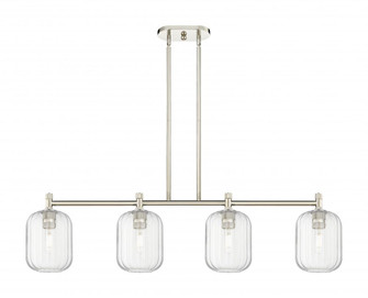 Preston Cylinder - 4 Light - 47 inch - Polished Nickel - Island Light (3442|434-4I-PN-G460-7CL)