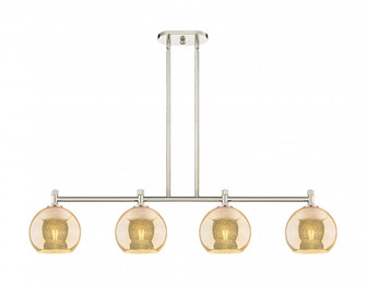 Athens - 4 Light - 48 inch - Polished Nickel - Island Light (3442|434-4I-PN-G128-8)