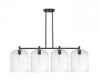 Crown Point - 4 Light - 44 inch - Matte Black - Island Light (3442|434-4I-BK-G559-12CL)