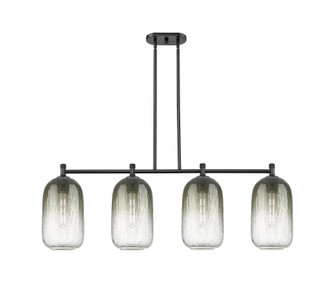 Brookhaven Cloche - 4 Light - 47 inch - Matte Black - Island Light (3442|434-4I-BK-G482-7SL)