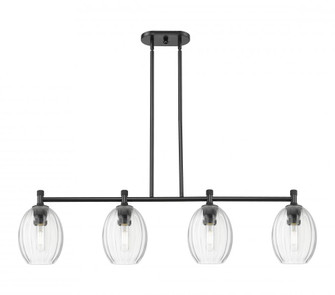 Preston Bulb - 4 Light - 47 inch - Matte Black - Island Light (3442|434-4I-BK-G459-6CL)