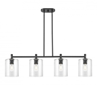 Paladin - 4 Light - 47 inch - Matte Black - Island Light (3442|434-4I-BK-G4424-7)