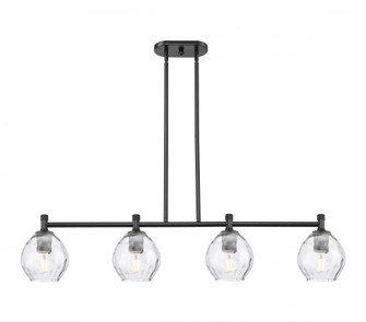 Waverly - 4 Light - 47 inch - Matte Black - Island Light (3442|434-4I-BK-G362)