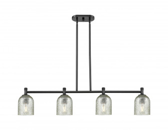 Caledonia - 4 Light - 45 inch - Matte Black - Island Light (3442|434-4I-BK-G259)