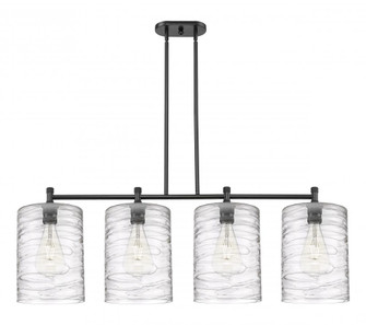 Cobbleskill - 4 Light - 49 inch - Matte Black - Island Light (3442|434-4I-BK-G1113-L)